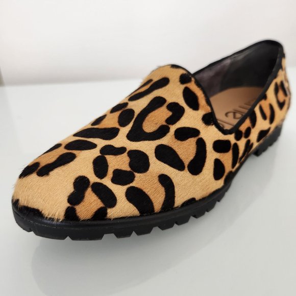 ***BRAND NEW*** "ME TOO" AUTHENTIC Leopard  Fur Loafers - Size 6M - Picture 4 of 8